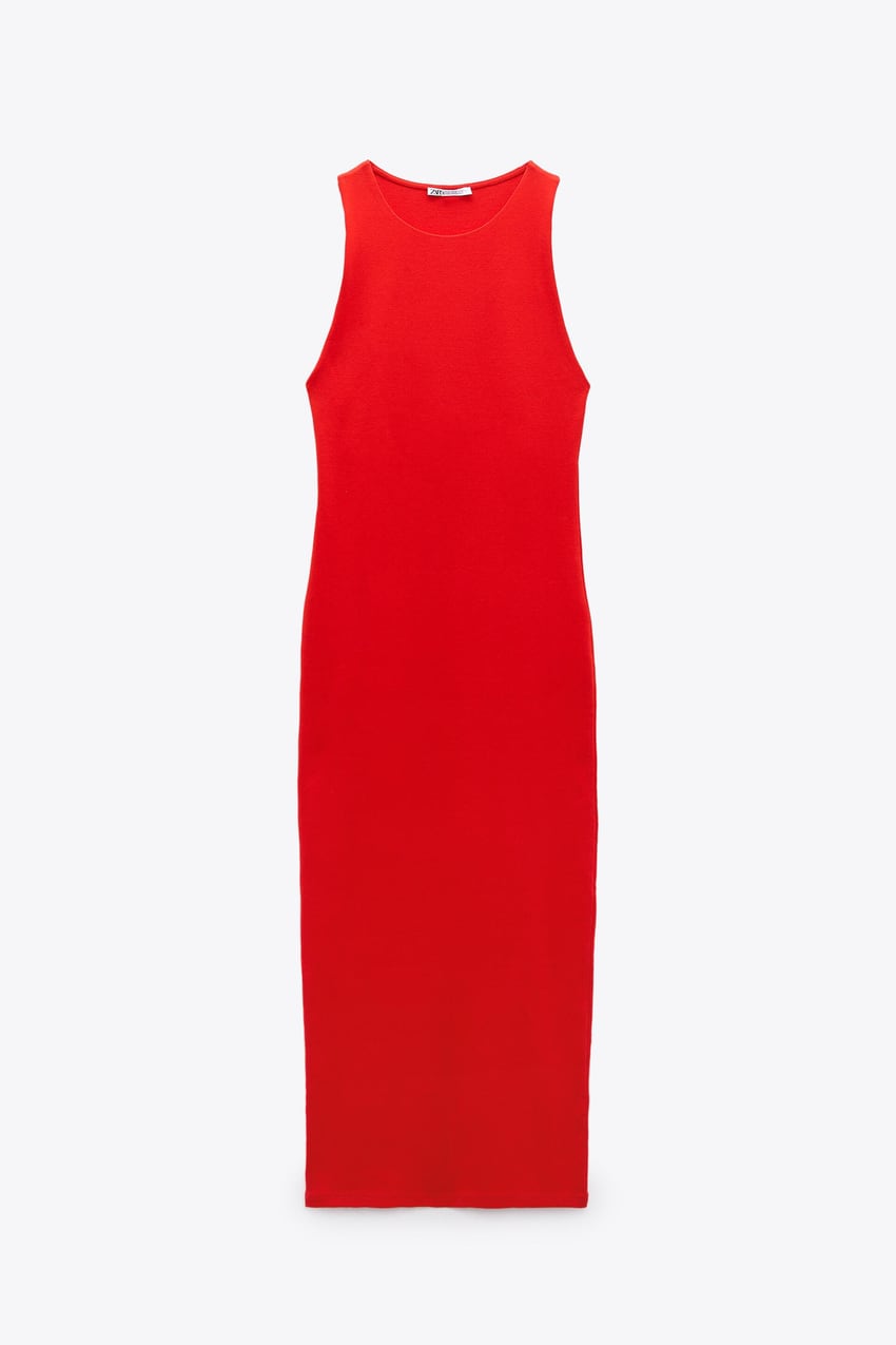 Zara κόκκινο φόρεμα 