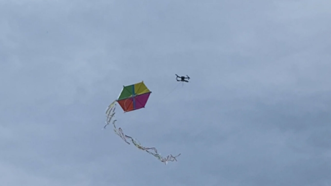 Χαρταετός πέταξε με drone 