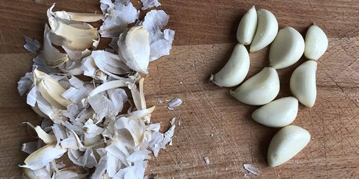 garlic peeled