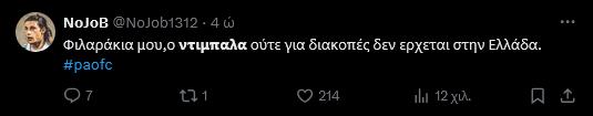 Χαμός στο twitter για Παναθηναϊκό και… Ντιμπάλα!