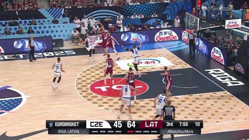Ο Πορζίνγκις την είδε... τερματοφύλακας στο Eurobasket 2025! (ΒΙΝΤΕΟ)