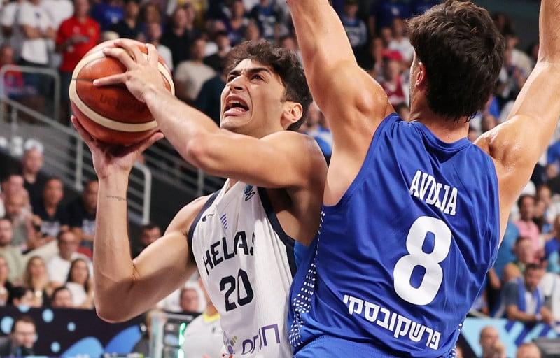 Ο Αλέξανδρος Σαμοντούροφ στην αναμέτρηση Ελλάδα - Ισραήλ