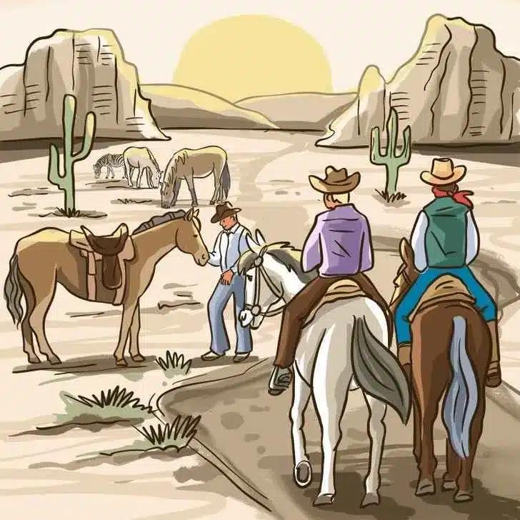 find the mistake in the desert picture