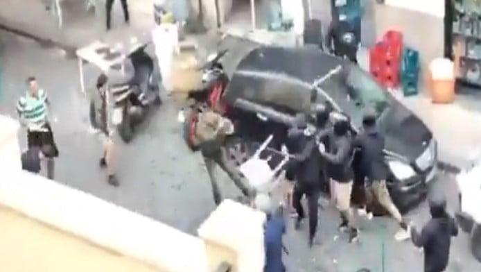 “Πόλεμος” με χοντρό ξύλο οπαδών Νάπολι και Σπόρτινγκ! (ΒΙΝΤΕΟ)
