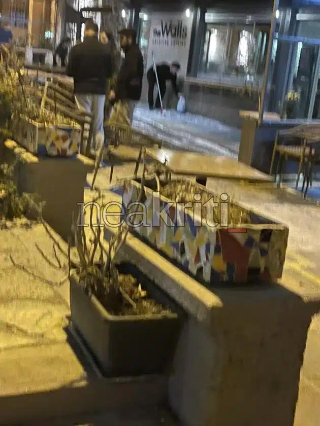 Άγρια επίθεση σε μαγαζί του Ηρακλείου με στόχο τον Μάκη Βορίδη 3 estiatorio voridis.jpg