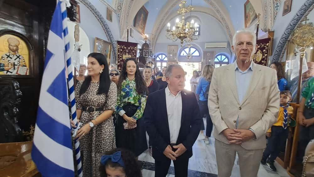 Ψέριμος: Οι 2 μαθητές του νησιού παρέλασαν με παιδιά του 11ου Δημοτικού Περιστερίου για την 28η Οκτωβρίου 14 viber image 2025 10 28 10 09 30 375