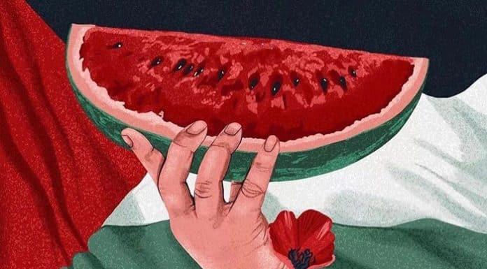 28η Οκτωβρίου: Η μαθήτρια με το «καρπούζι» στη μαθητική παρέλαση - Tι συμβολίζει 2 watermelon 696x385 1