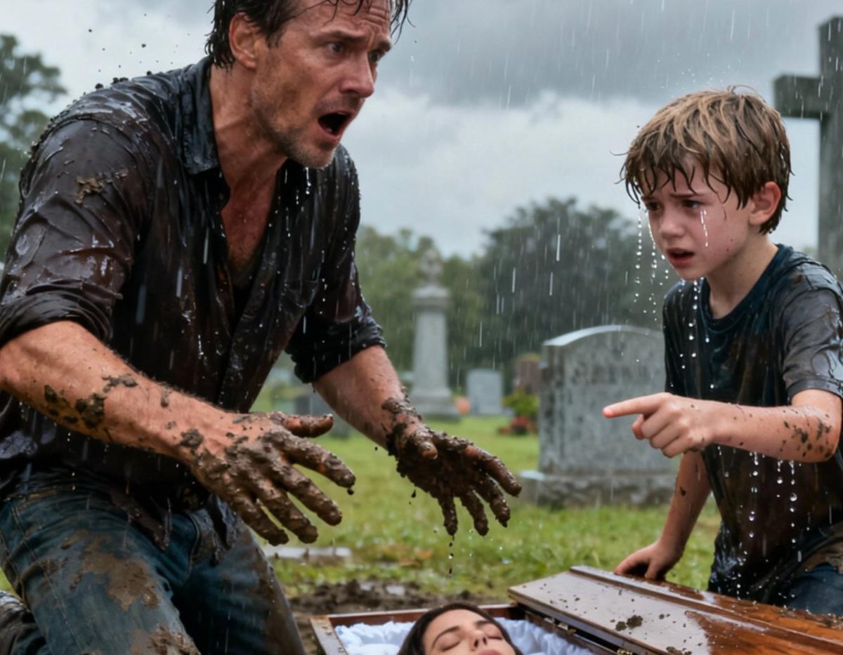 Μόλις μία ώρα μετά την ταφή, ένα 7χρονο αγόρι επέμενε να ξεθάψει ο πατέρας του τον τάφο της μητέρας του — και τη στιγμή που άνοιξε το καπάκι του φέρετρου, όλοι κράτησαν την ανάσα τους… 2 stigmiotypo othonis 2025 10 28 02.19.17