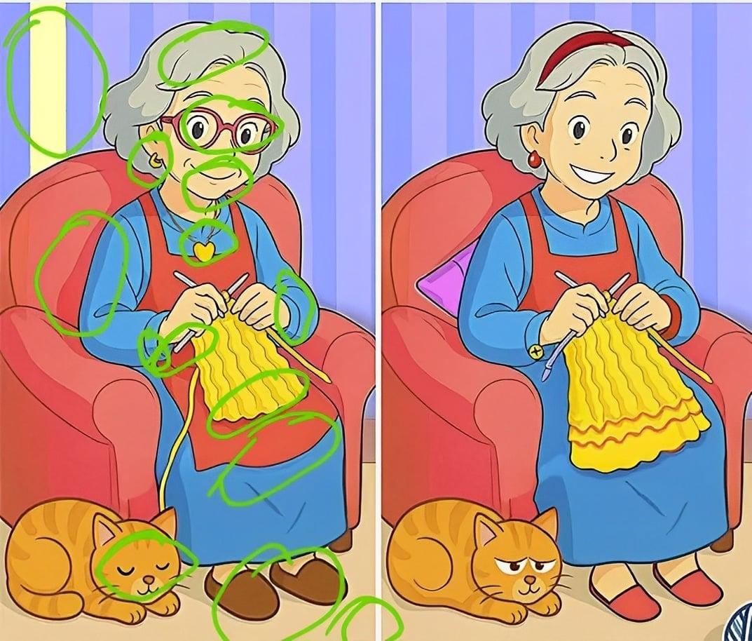 Έχω δει αuτή εικόνα 465 φορές, αλλά εξακολουθώ να μην βρίσκω τις 15 διαφορές  3 44432