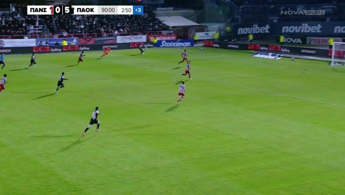 Η… τρελή έξοδος του Τιναλίνι στο Πανσερραϊκός - ΠΑΟΚ (ΒΙΝΤΕΟ)