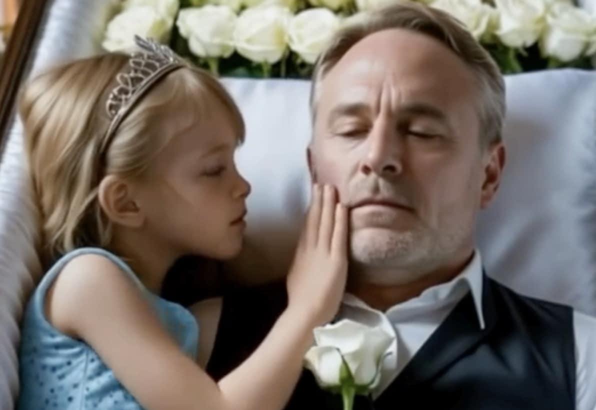 Στην αγρυπνία του πατέρα μας, εκείνη στεκόταν δίπλα του στο φέρετρό όλη μέρα, χωρίς να πει λέξη. Στην αρχή νομίσαμε ότι απλώς θρηνούσε σιωπηλά — αλλά όταν ξάπλωσε δίπλα στο φέρετρο του πατέρα μας, όλα άλλαξαν. 2 stigmiotypo othonis 2025 11 04 19.35.17