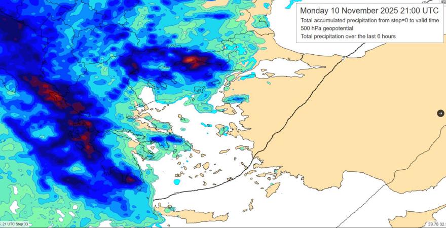 Αυτές είναι οι 9 περιοχές της Αττικής που θα χτυπηθούν τις επόμενες ώρες από την κακοκαιρία 3 Καταιγίδα τώρα στην Αττική - Νέο έκτακτο δελτίο από την ΕΜΥ, οι 9 περιοχές που θα χτυπηθούν από την κακοκαιρία
