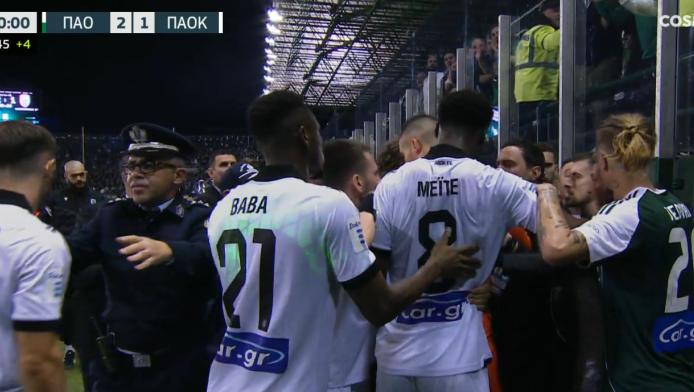 Επεισόδιο στο Παναθηναϊκός-ΠΑΟΚ! Κίνδυνος για κλειστή Λεωφόρο με ΑΕΚ (Vid)