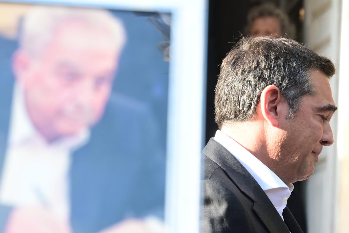 Πολιτική κηδεία του πρώην υπουργού και βουλετή του ΣΥΡΙΖΑ, Αλέκου Φλαμπουράρη στο Πάρκο Ελευθερίας (χώρος πρώην ΕΑΤ-ΕΣΑ), Πέμπτη 20 Νοεμβρίου 2025. Ο Αλέκος Φλαμπουράρης έφυγε από τη ζωή την περασμένη Τρίτη(18