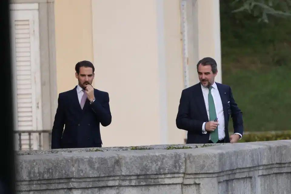 Σύσσωμη η οικογένεια Ντε Γκρες στο παλάτι «Ελ Πάρντο» της Ισπανίας προς τιμήν της βασίλισσας Σοφίας 6 filippos nikolas.jpg