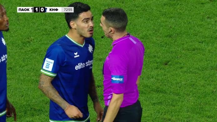 Αποβολή στην Τούμπα και χαμός με τον… Αρειανό- Χειρονομίες στον κόσμο! (VD)