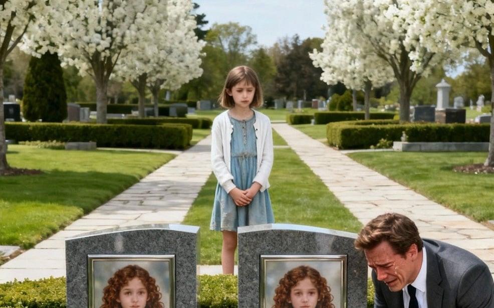 Ένας συντετριμμένος εκατομμυριούχος επισκεπτόταν τους τάφους των κορών του κάθε Σάββατο — μέχρι που ένα φτωχό μικρό κορίτσι έδειξε τις ταφόπλακες και ψιθύρισε: «Κύριε… ζουν στο δικό μου δρόμο» 2 stigmiotypo othonis 2025 11 26 17.37.24