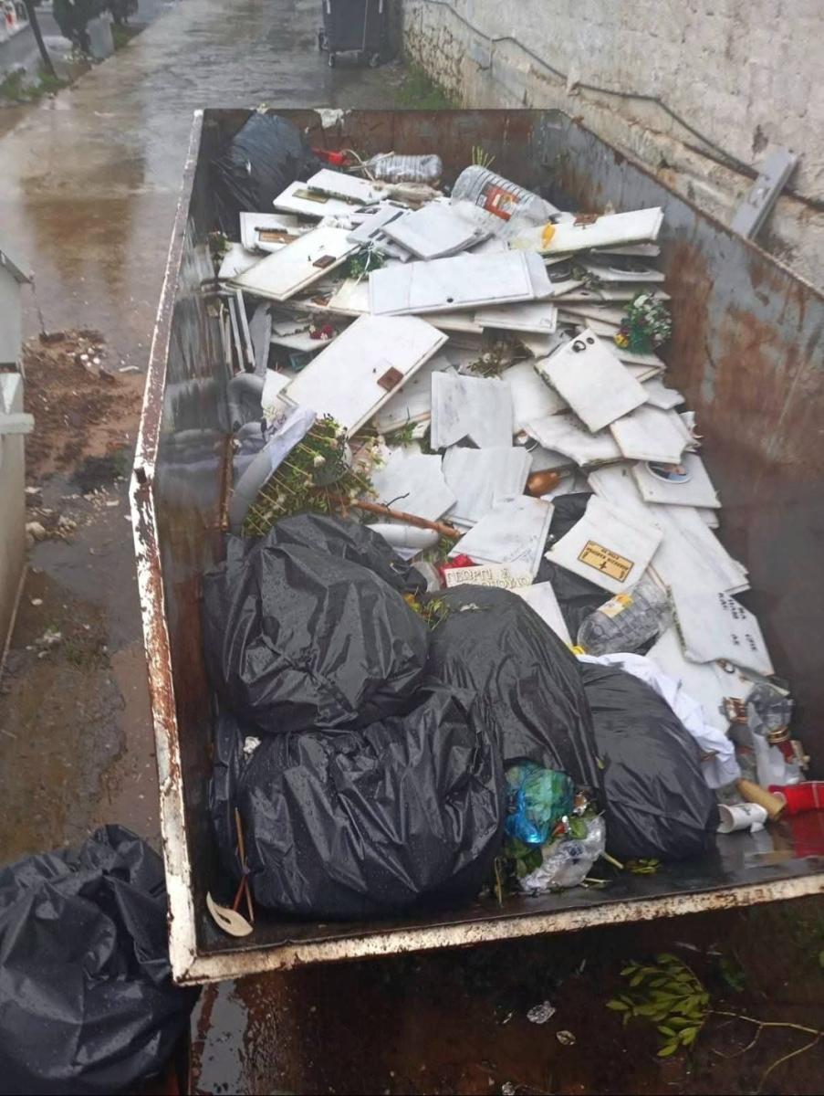 Εικόνες σοκ σε ελληνικό νεκροταφείο: Πέταξαν στα σκουπίδια φωτογραφίες από οστεοφυλάκια 1 597773171 1879470389630269 6279137872556998264 n scaled 1