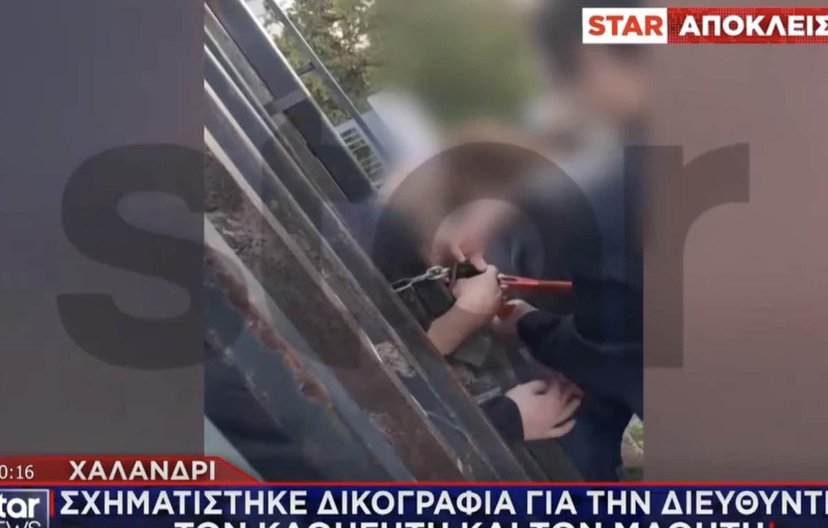 Σοκαριστικό βίντεο: Καθηγητής έπιασε τα δάχτυλα μαθητή με κόφτη σε κατάληψη στο Χαλάνδρι – «Βγάλ’το με πονάει» 3 stigmiotypo othonis 2025 12 16 23.38.21