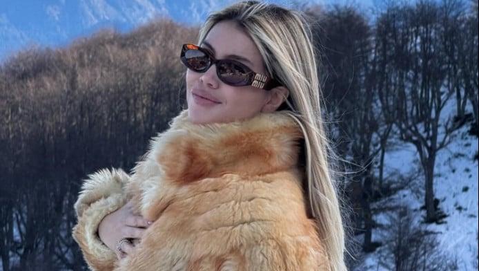 Η Γουάντα Νάρα έβγαλε τη γούνα στα χιόνια και έγινε πανικός! (ΦΩΤΟ)