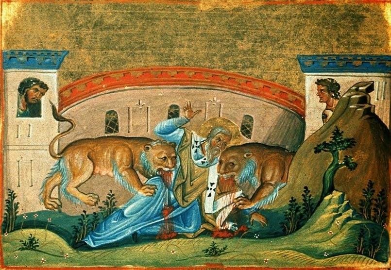 Σήμερα εορτάζει ο Άγιος που κατασπαράχτηκε από άγρια και πεινασμένα θηρία για την Πίστη του 2 00d9a191add960a82413fd721565cd63