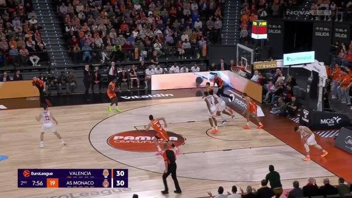 Φρένο στη Βαλένθια από Σπανούλη - Σημαντικό διπλό για Μονακό (Hls)