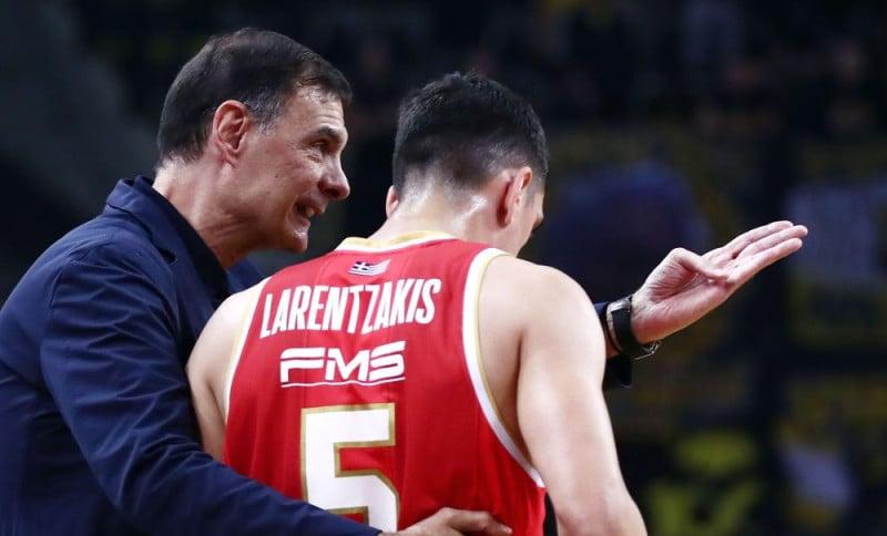 Ολυμπιακός: Στην κορυφαία πεντάδα τριπόντων ο Λαρεντζάκης