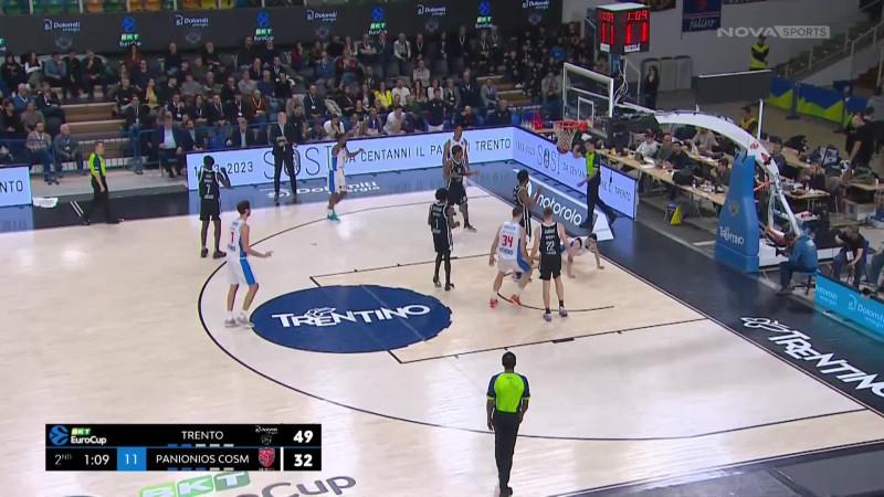 «Μαγικός» Νικολαϊδης - Πέτυχε καλάθι πέφτοντας στο παρκέ (ΒΙΝΤΕΟ)