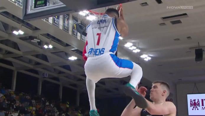 Λες και βλέπεις ΝΒΑ - Απίθανο ανάποδο κάρφωμα από τον Λέμον (ΒΙΝΤΕΟ)