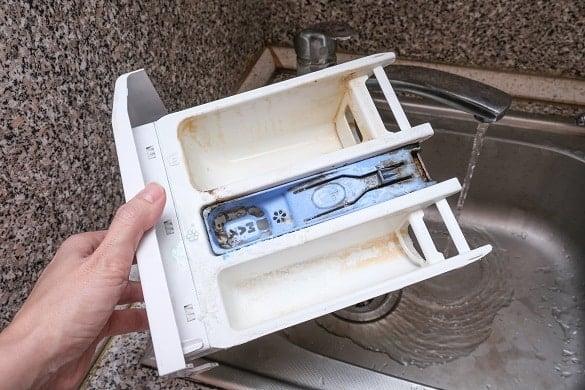 removing detergent drawer