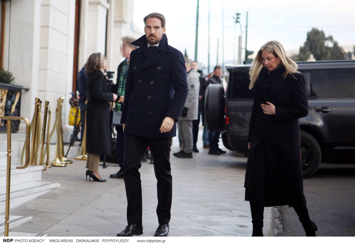 Ο Φίλιππος Ντε Γκρες με την αδερφή του, Θεοδώρα Ντε Γκρες