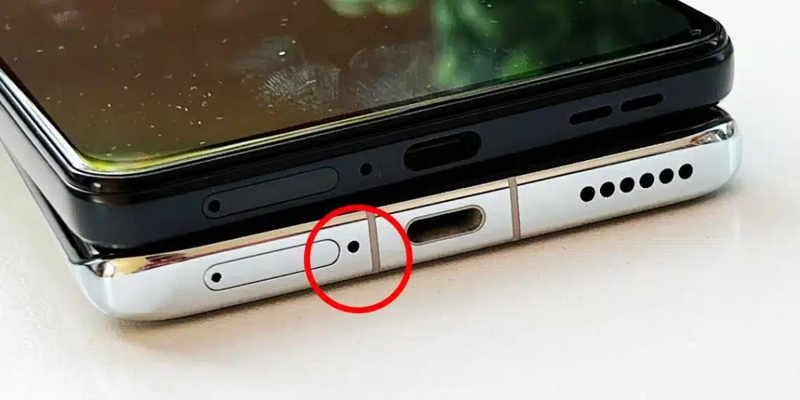 why does your android phone have a small hole and what is it for infomance