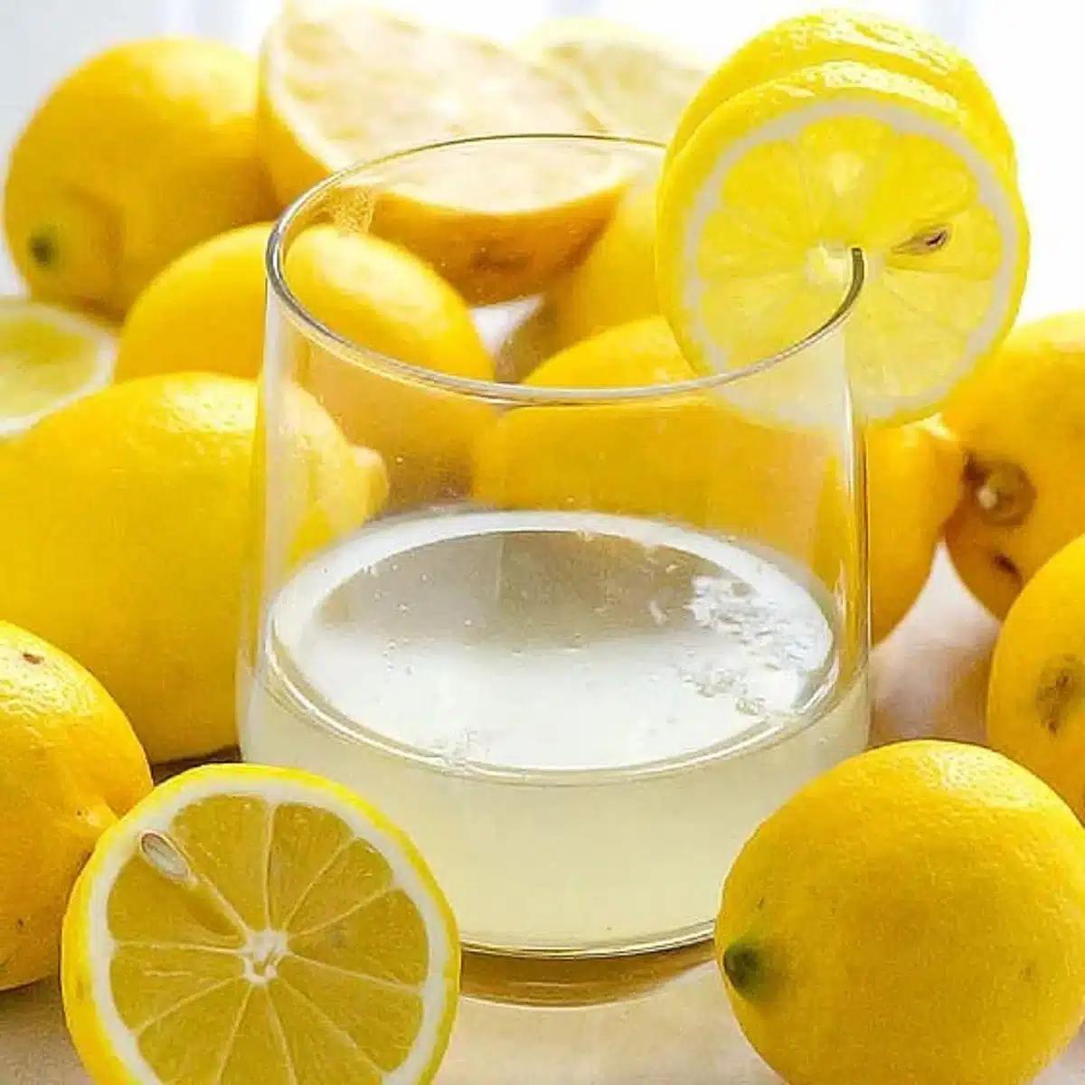 fg how to make lemon water