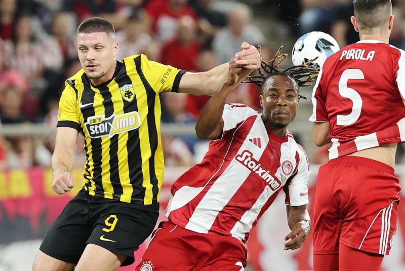 Γιόβιτς εναντίον Μπρούνο σε ματς Ολυμπιακός - ΑΕΚ