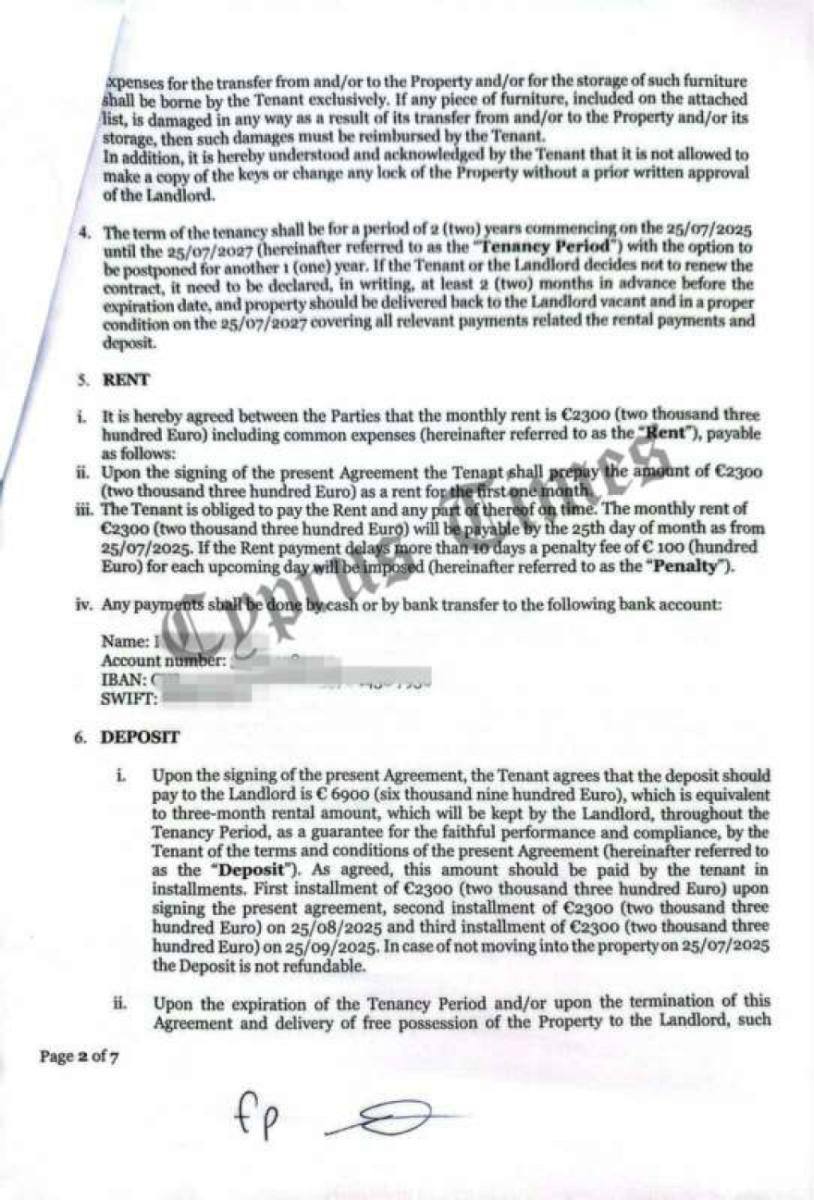 Φειδίας Παναγιώτου: Οι φωτογραφίες και το συμβόλαιο που τον καίνε για το «πολιτικό γραφείο» με πισίνα και τέσσερις κρεβατοκάμαρες