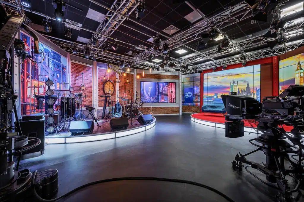 mbc tv studio rigging and cameras