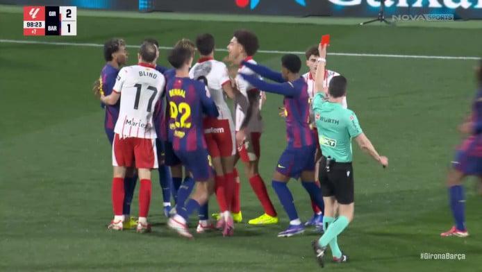 Παραλίγο να κόψει τα πόδια του Γιαμάλ ο Ρόκα (ΒΙΝΤΕΟ)