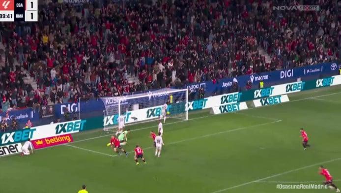 Ζαλίστηκε στην κορυφή η Ρεάλ - Την “πλήγωσε” η Οσασούνα στο 90’ (ΒΙΝΤΕΟ)