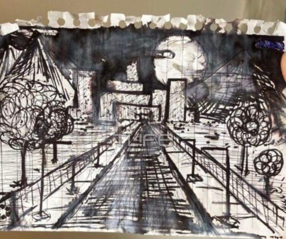 Τέμπη: Το προφητικό σκίτσο που έκανε ο 23χρονος Άγγελος Τηλκερίδης λίγο πριν βρει τραγικό θάνατο – Τι λέει ο πατέρας του 2 skitso me