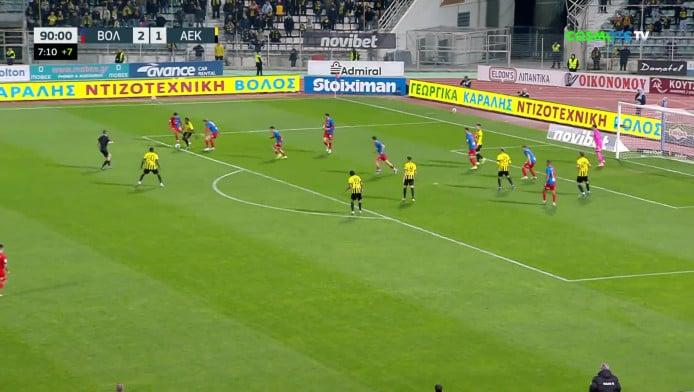 Λύτρωσε την ΑΕΚ στο φινάλε ο Ρέλβας! Ισοφάριση με γκολάρα στο 90+8’ (vid)