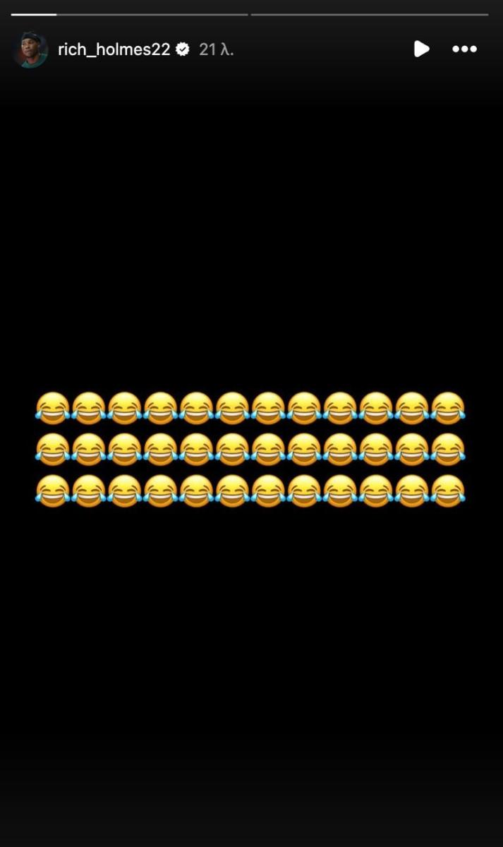 Αντίδραση Χολμς με... γέλια μετά τις δηλώσεις Αταμάν! (ΦΩΤΟ)