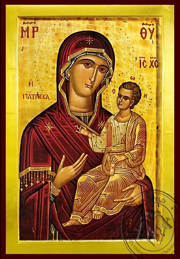 virgin child hodegetria healer byzantine icon 9007
