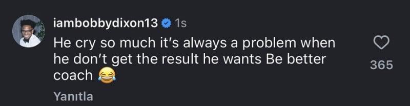 "Έκραξε" Αταμάν ο Ντίξον: "Κλαίει πολύ, να γίνει καλύτερος προπονητής" (Vd)