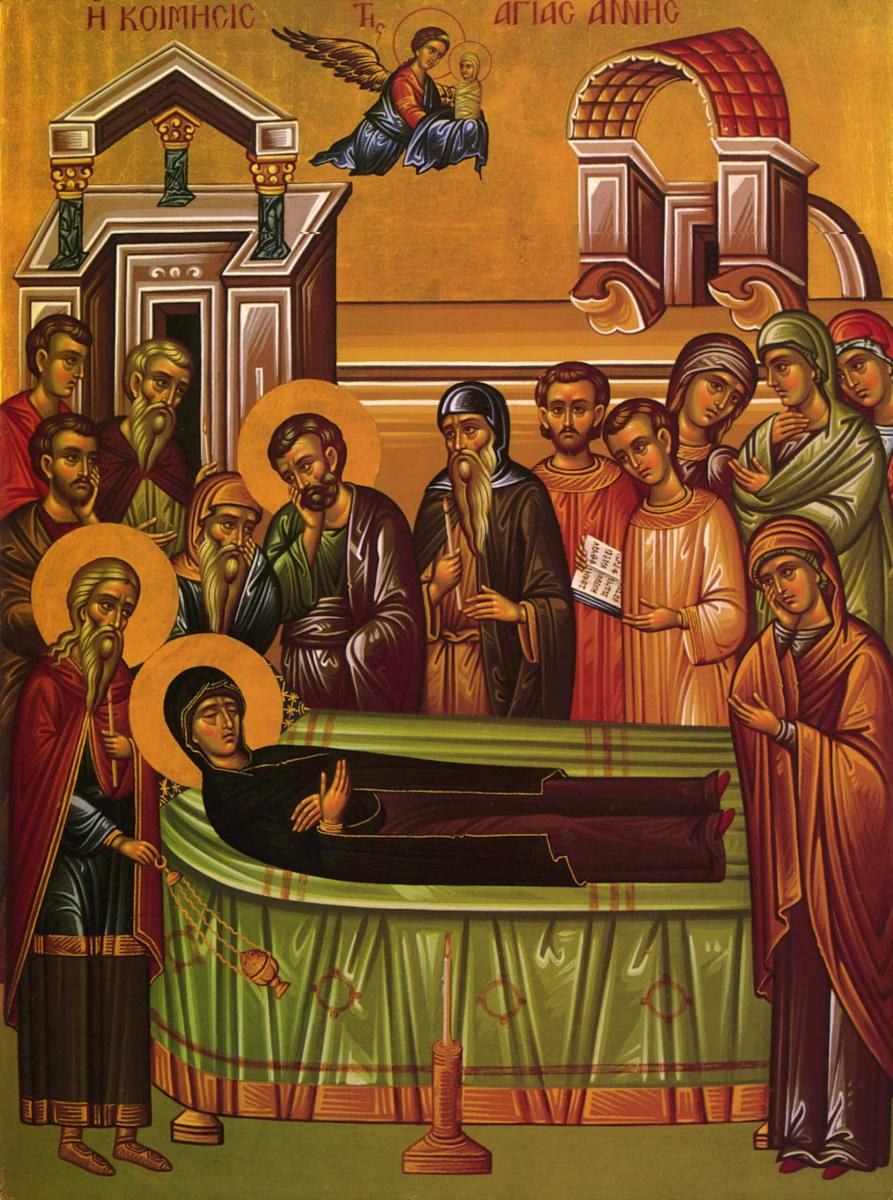 Μην κλαις. Έχω την Αγία Άννα μαζί μου 2 07 25 anna theopromitor koimisis scaled