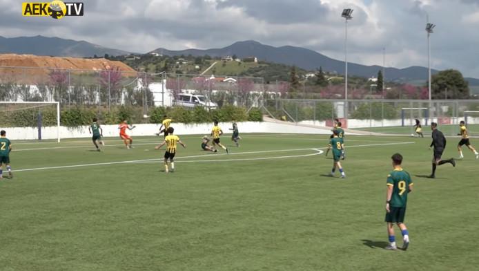 To γκολ-ρεκόρ της Κ15 της ΑΕΚ! Σκόραρε 8 δεύτερα μετά τη σέντρα