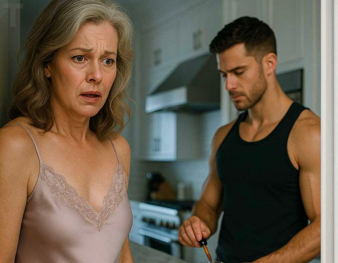 Είμαι σχεδόν 60 χρονών, παντρεμένη με έναν άντρα 30 χρόνια μικρότερο μου. Για 6 χρόνια, με αποκαλούσε «Μικρή του σύζυγο» και μου έφερνε κάθε βράδυ ένα ποτήρι νερό — μέχρι που ένα βράδυ τον ακολούθησα στην κουζίνα και ανακάλυψα ένα σχέδιο που ποτέ δεν προοριζόταν να δω 2 1 23