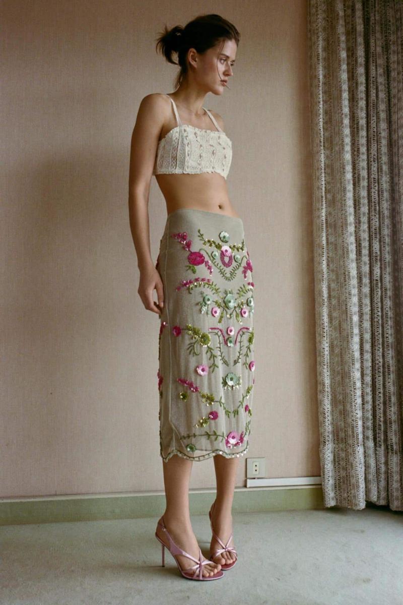 zara fousta lefko top