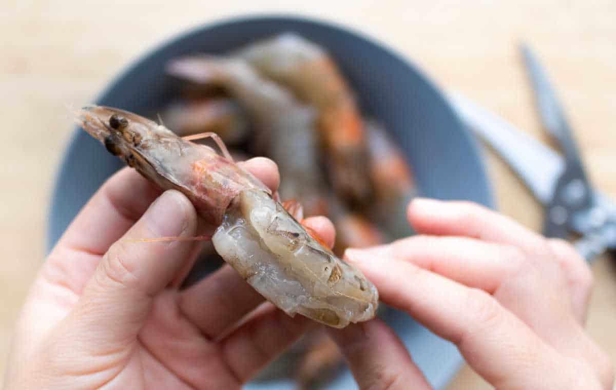 deveined shrimp top