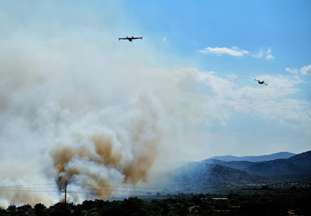 Λάρισα: Mεγάλη πυρκαγιά στην περιοχή των Γόννων - Επιχειρούν εναέρια μέσα 23 202605291751165424
