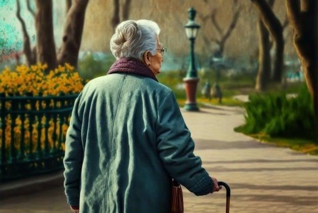 Γιατί μετανιώνω που μετακόμισα σε γηροκομείο: 6 σκληρές αλήθειες που πρέπει να γνωρίζετε 4 old woman walking park with walk